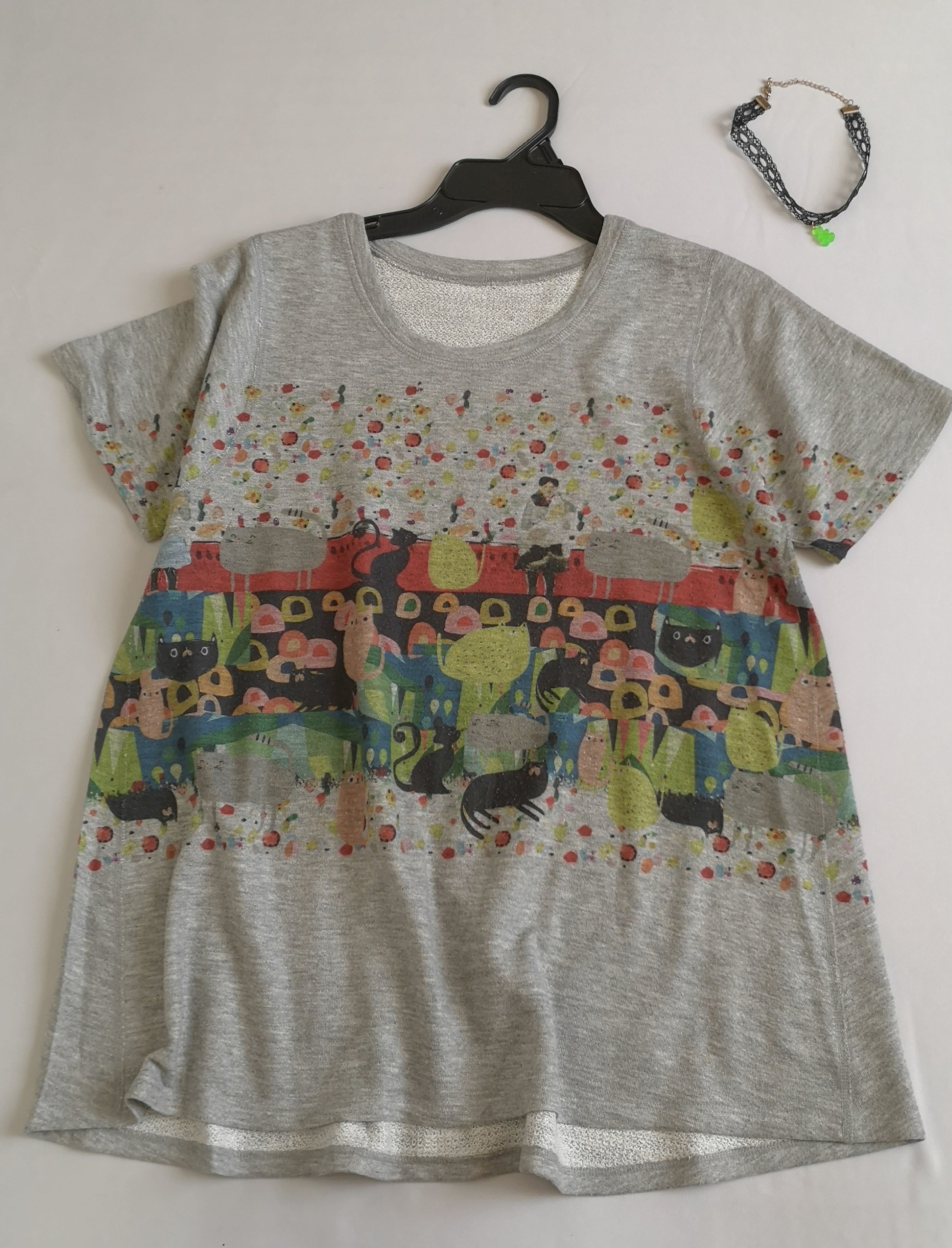 Blusa larga Incluye collar 💙