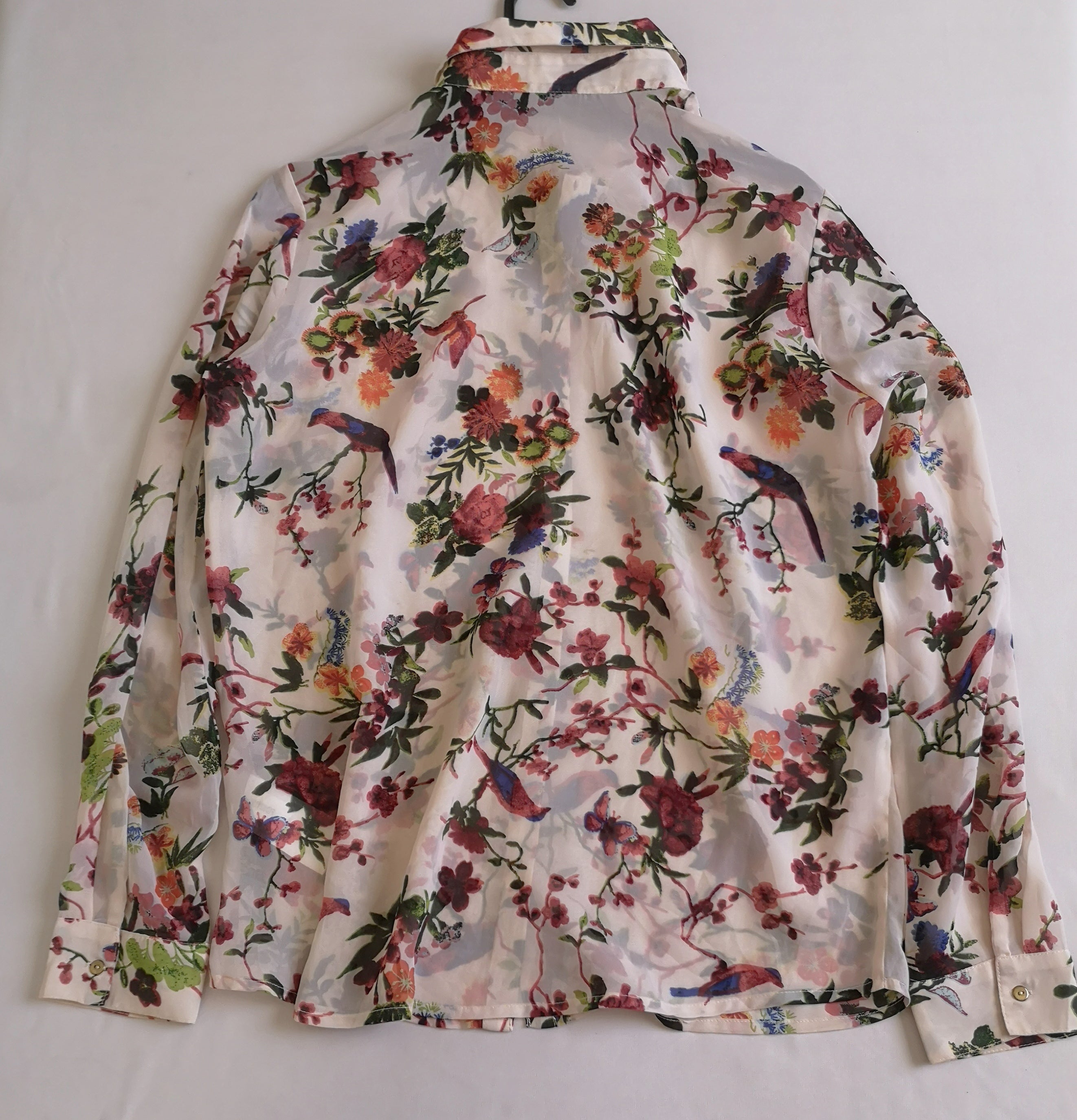 Pantalón tipo seda y blusa manga larga ⚓