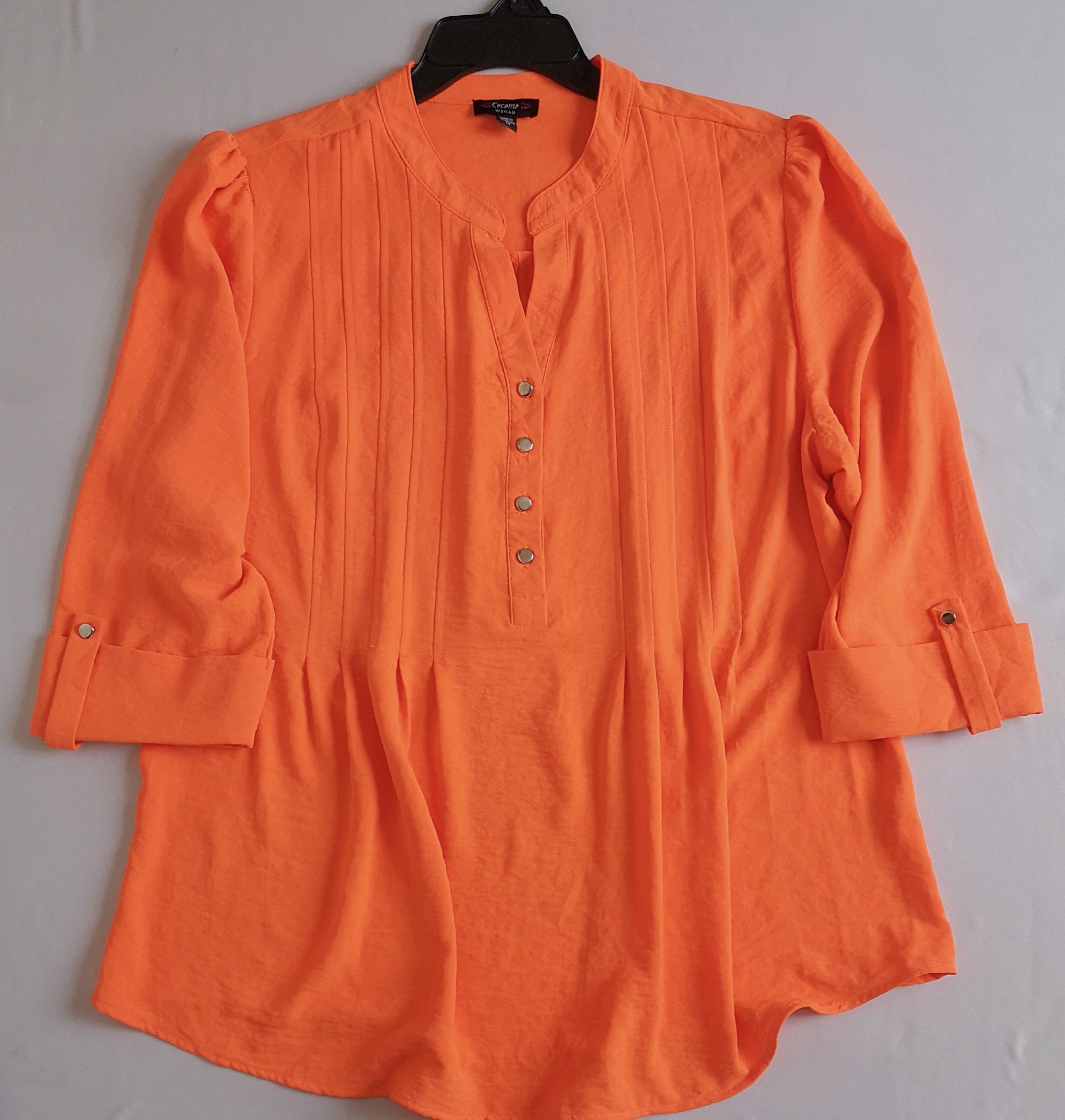 Blusa manga 3/4 con short de lino