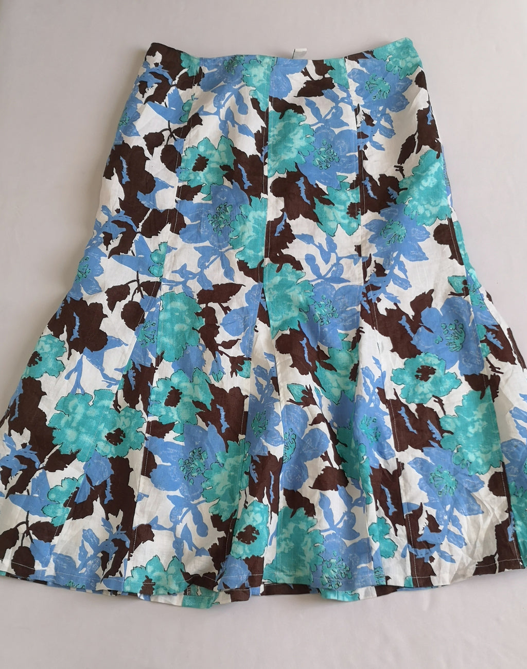 Blusa traslapada cerrada y con falda de lino ❤️