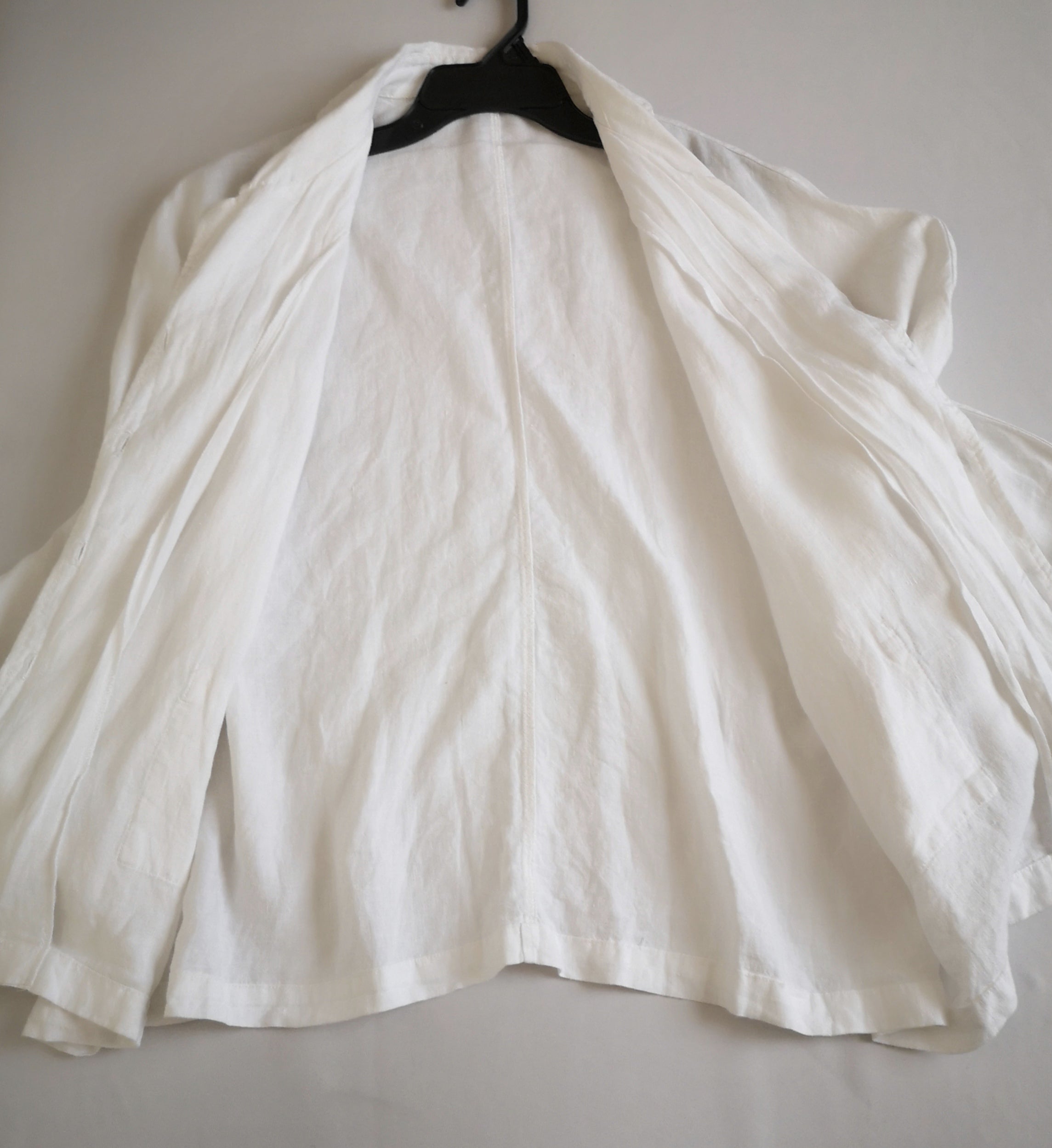 Chaqueta de lino tipo kimono