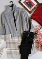 Cárdigan cuello alto