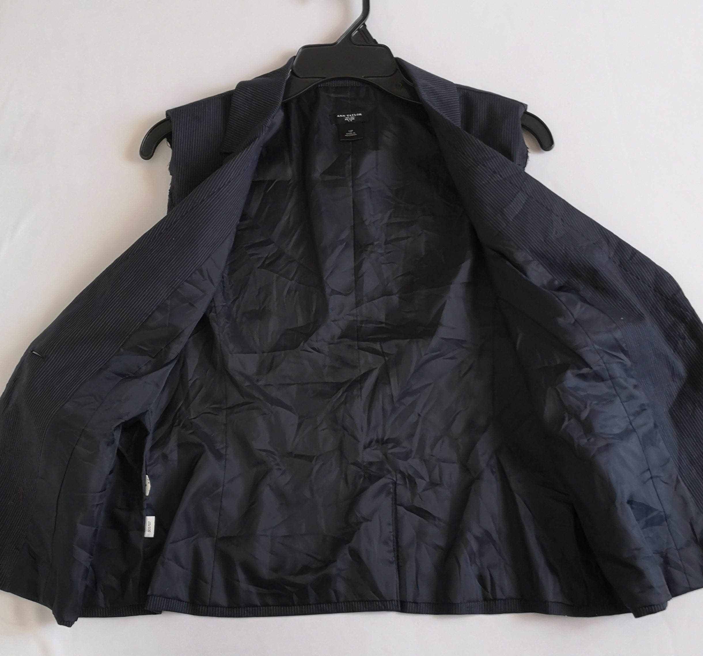 Maxiblusa de chifon y chaleco tipo sastre ⚓