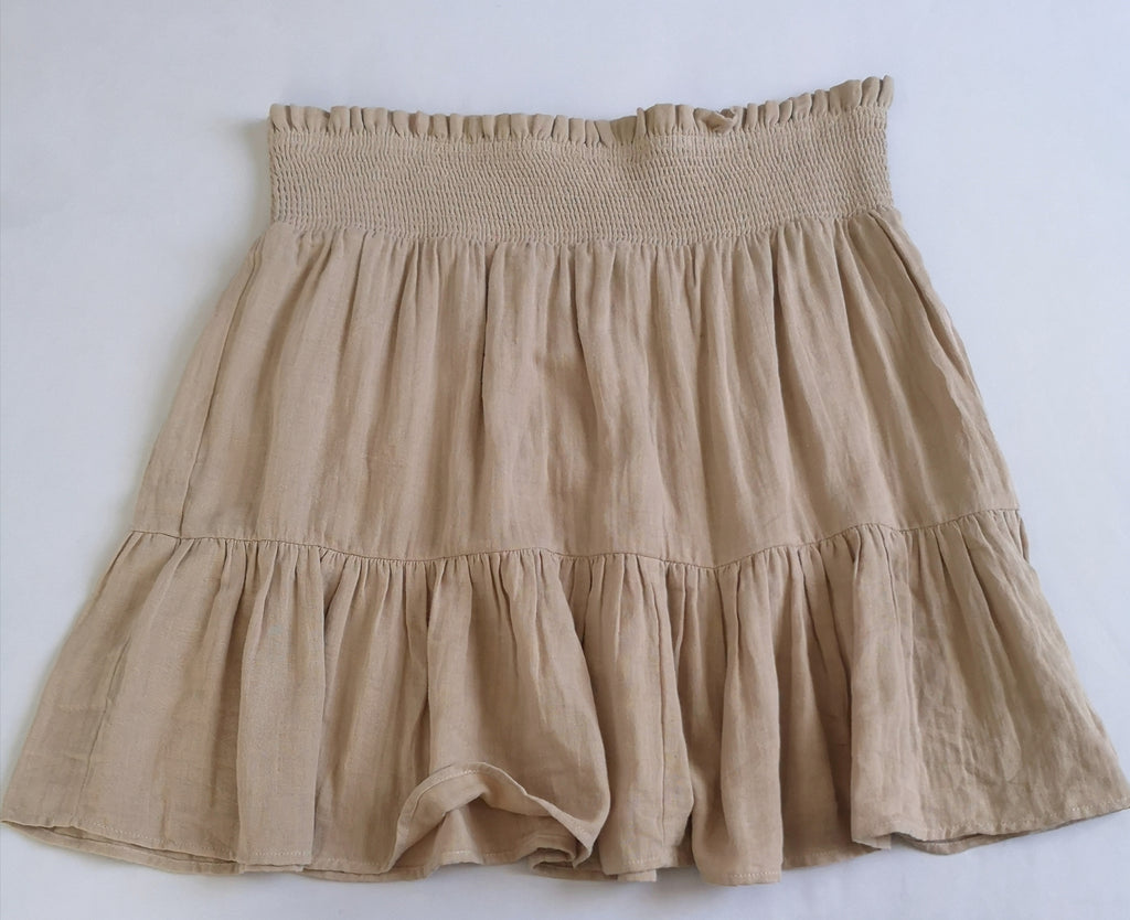 Blusa manga corta con falda