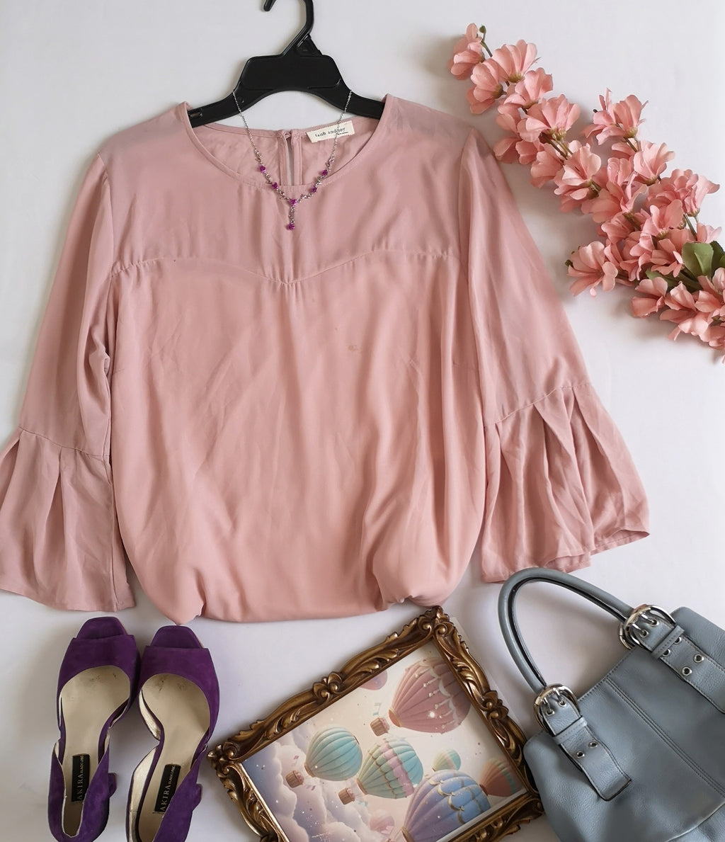 Blusa mangas Campana ❤️