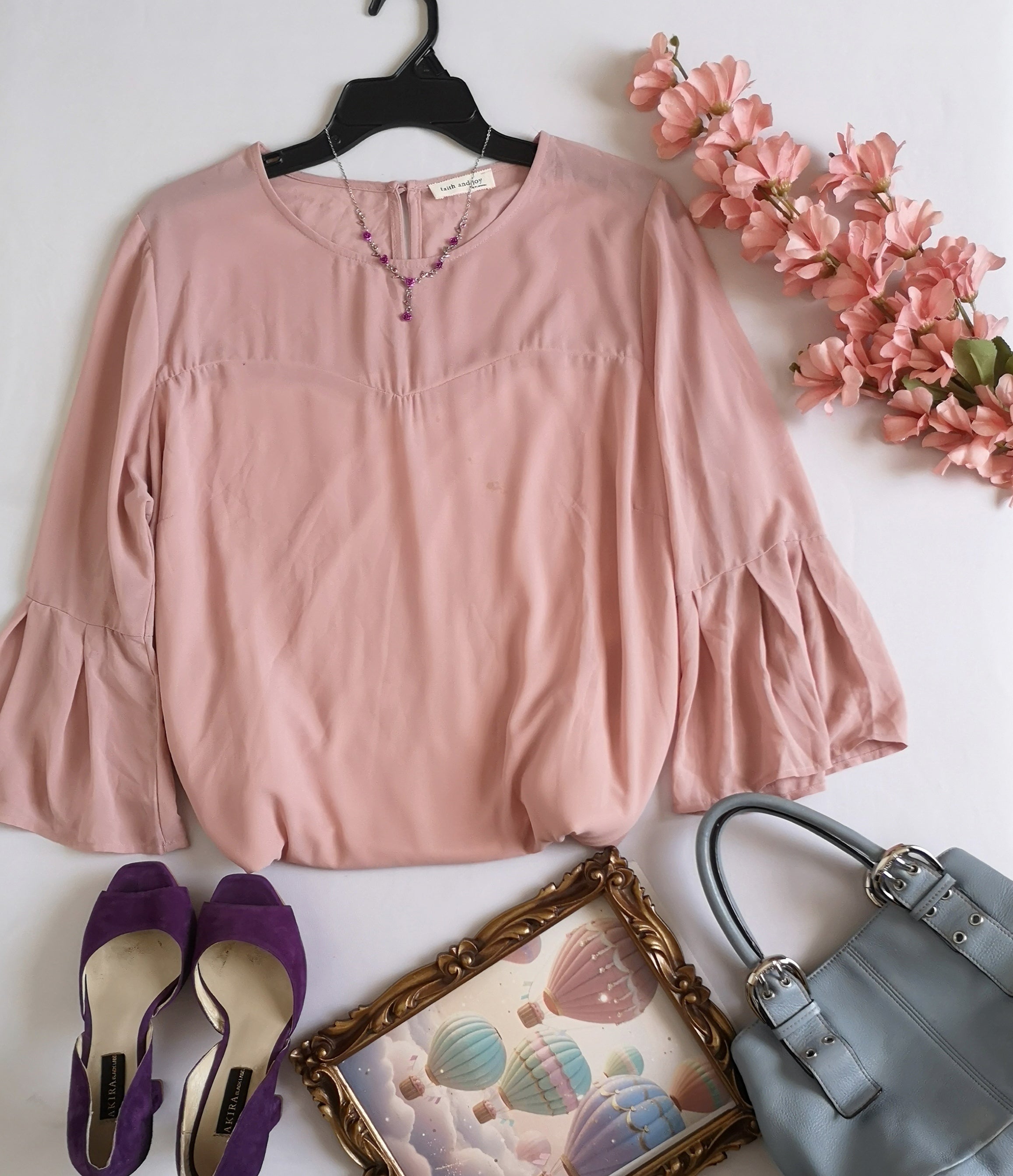 Blusa mangas Campana ❤️