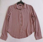 Blusa de chifon con cinto
