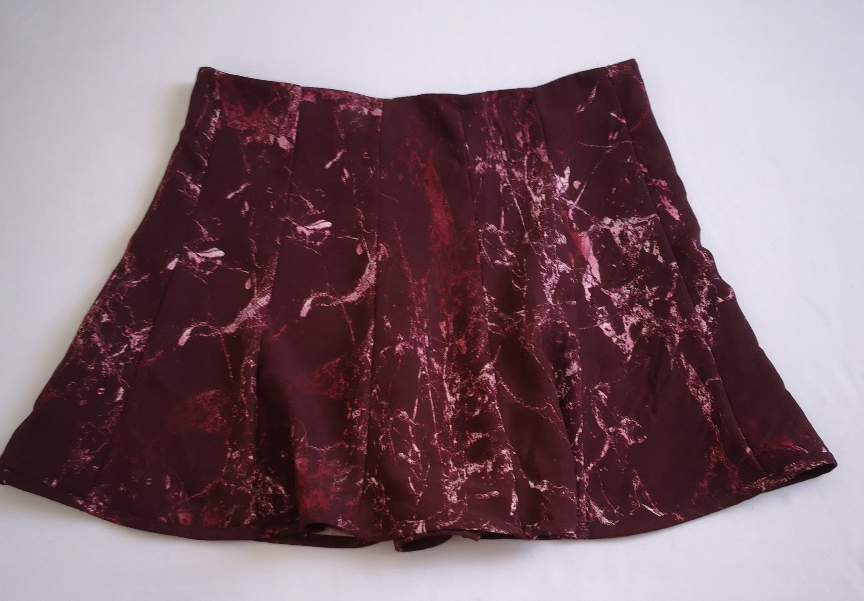 Blusa manga corta con falda