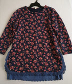 Blusa larga tipo acolchada incluye cincho