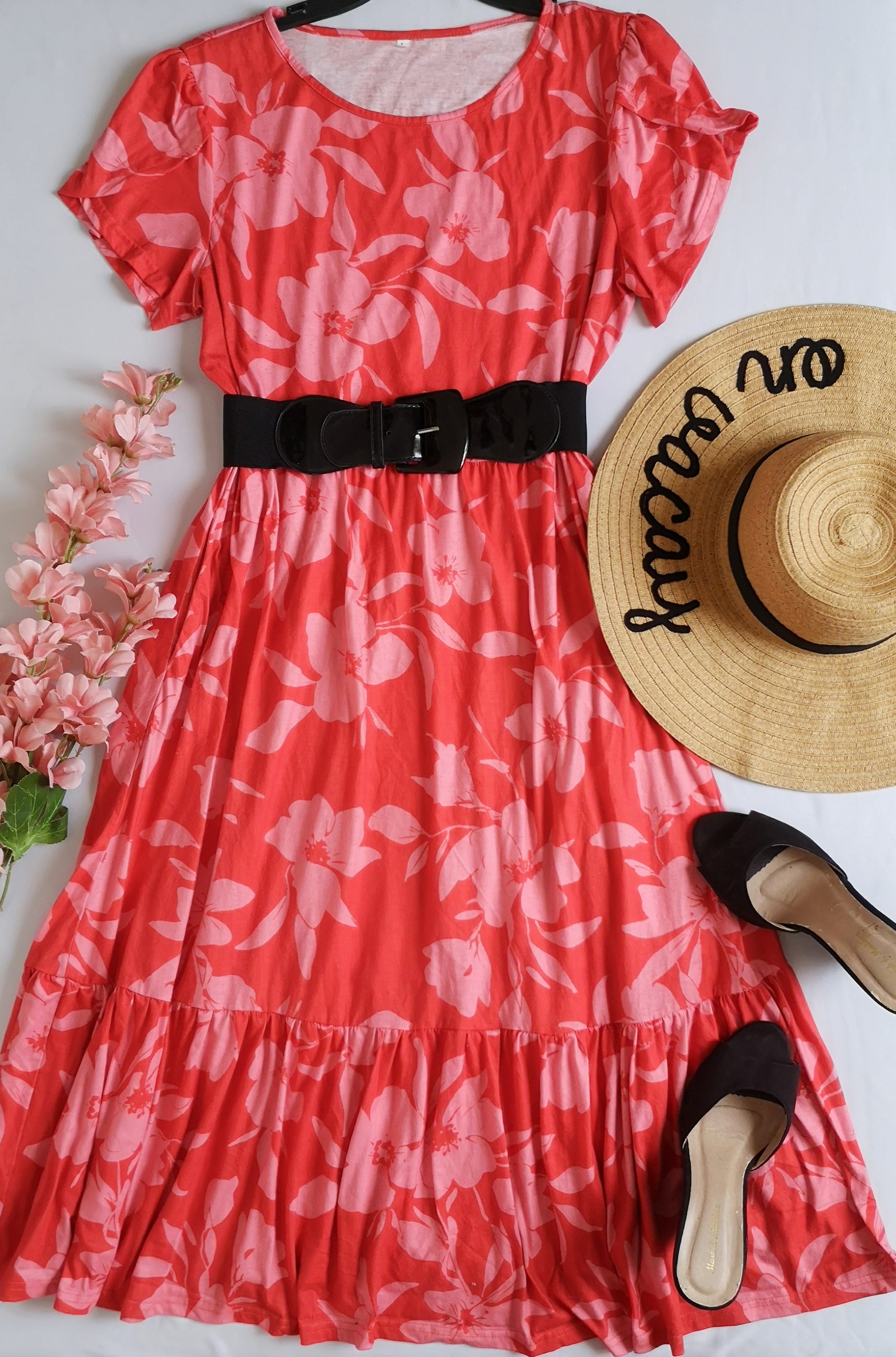 Vestido con bolsas a los lados