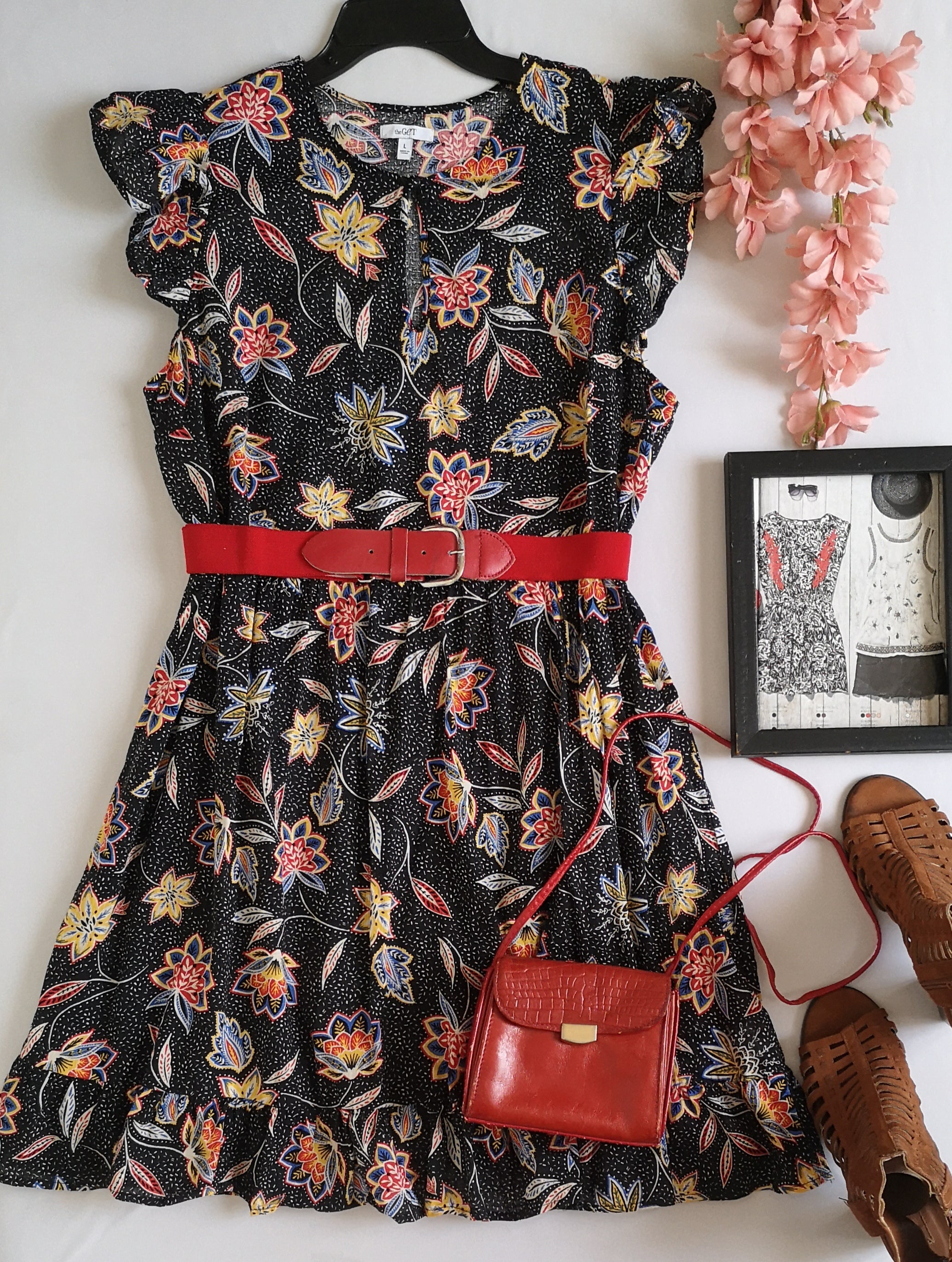 Vestido de algodón incluye cincho ⚓