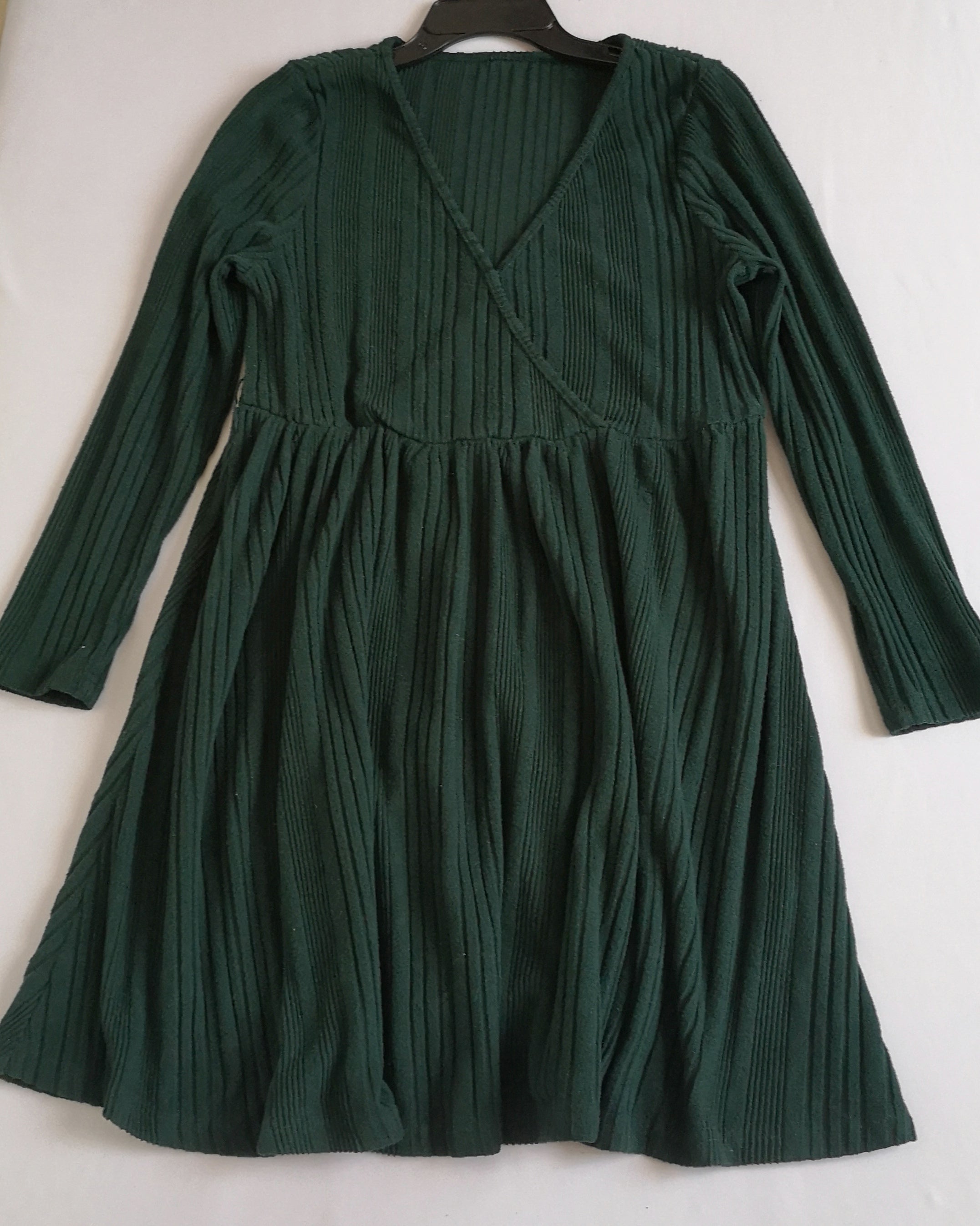 Vestido manga larga incluye cincho