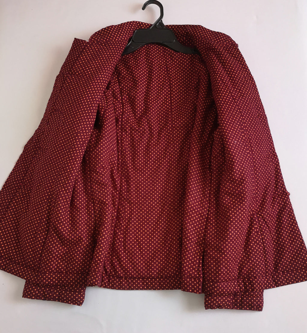 Chaqueta cuello chino acolchada