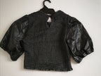 Blusa tipo cuero