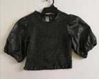 Blusa tipo cuero