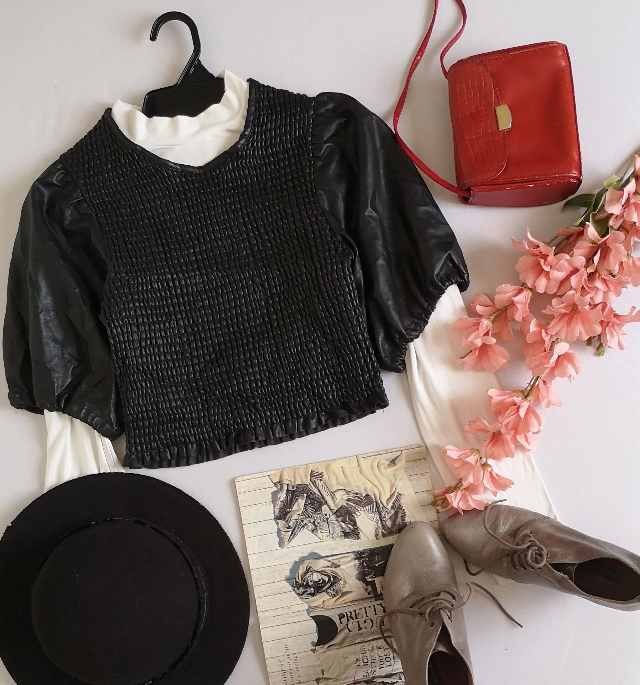 Blusa tipo cuero