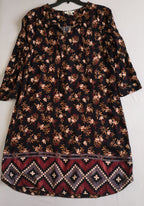 Vestido corte recto incluye cincho