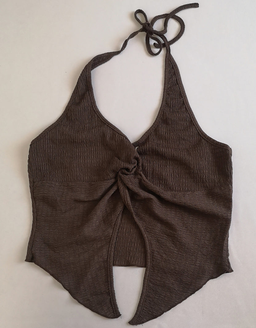 Falda larga con blusa halter ⚓
