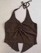 Falda larga con blusa halter ⚓