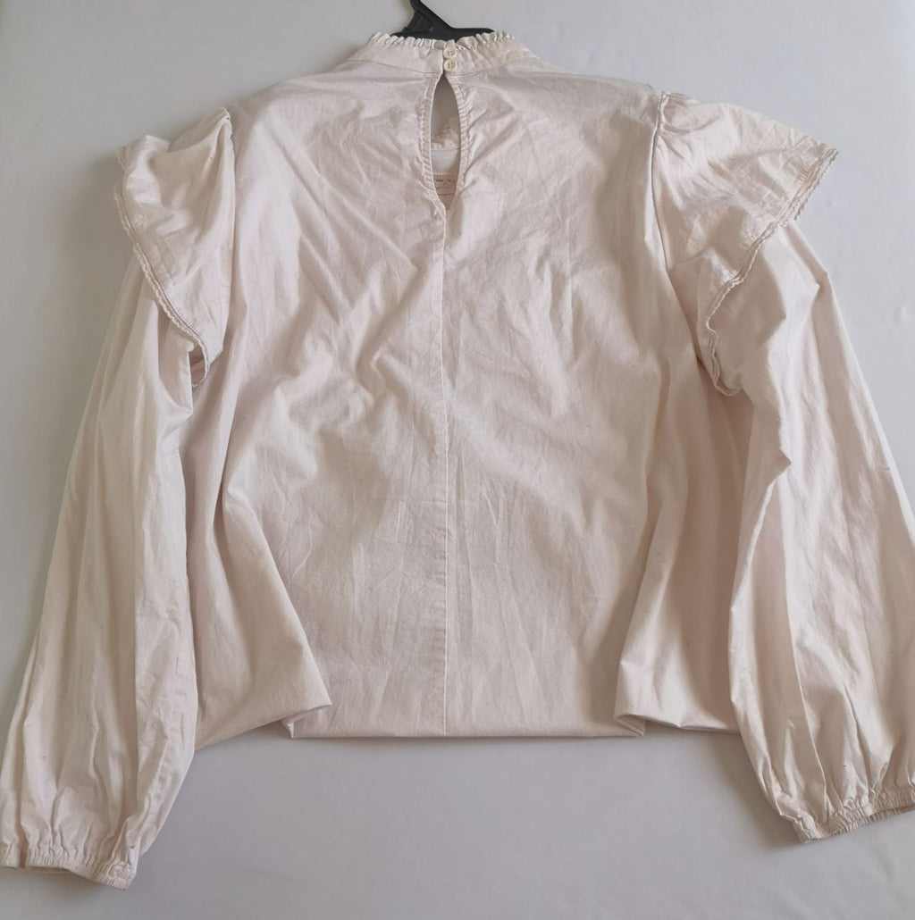 Blusa con olanes y pantalón con Zipper a un lado ⚓
