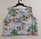 Blusa corta con short ⚓