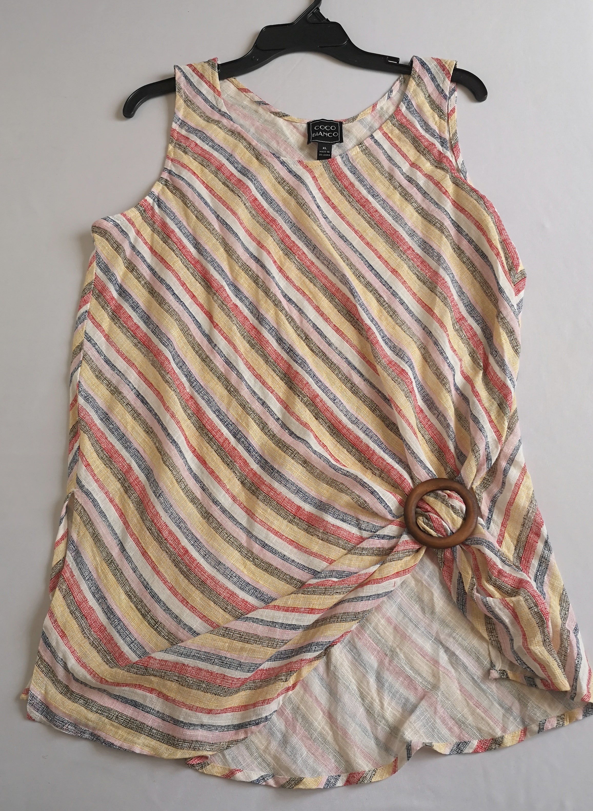 Blusa sin mangas con short