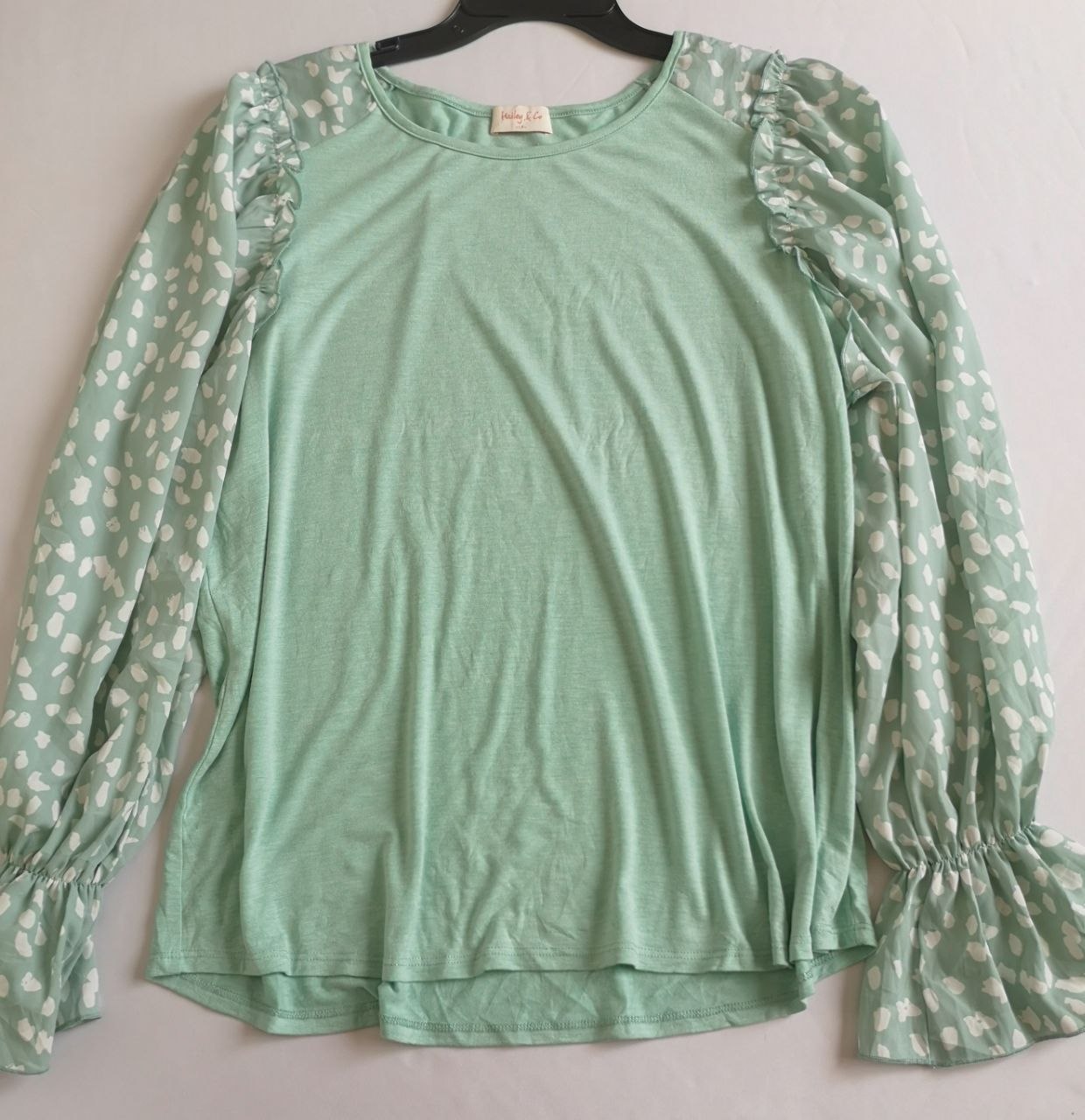 Blusa mangas bombachas