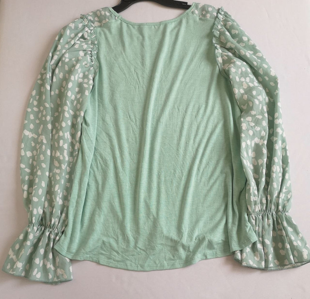 Blusa mangas bombachas