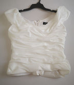 Blusa con Zipper atrás y maxifalda