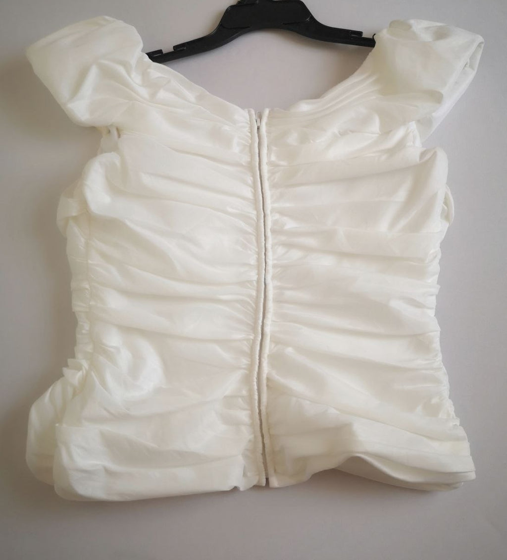 Blusa con Zipper atrás y maxifalda