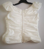 Blusa con Zipper atrás y maxifalda
