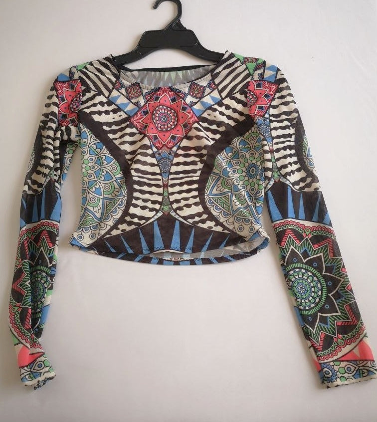 Pantalón tipo Pans y blusa corta