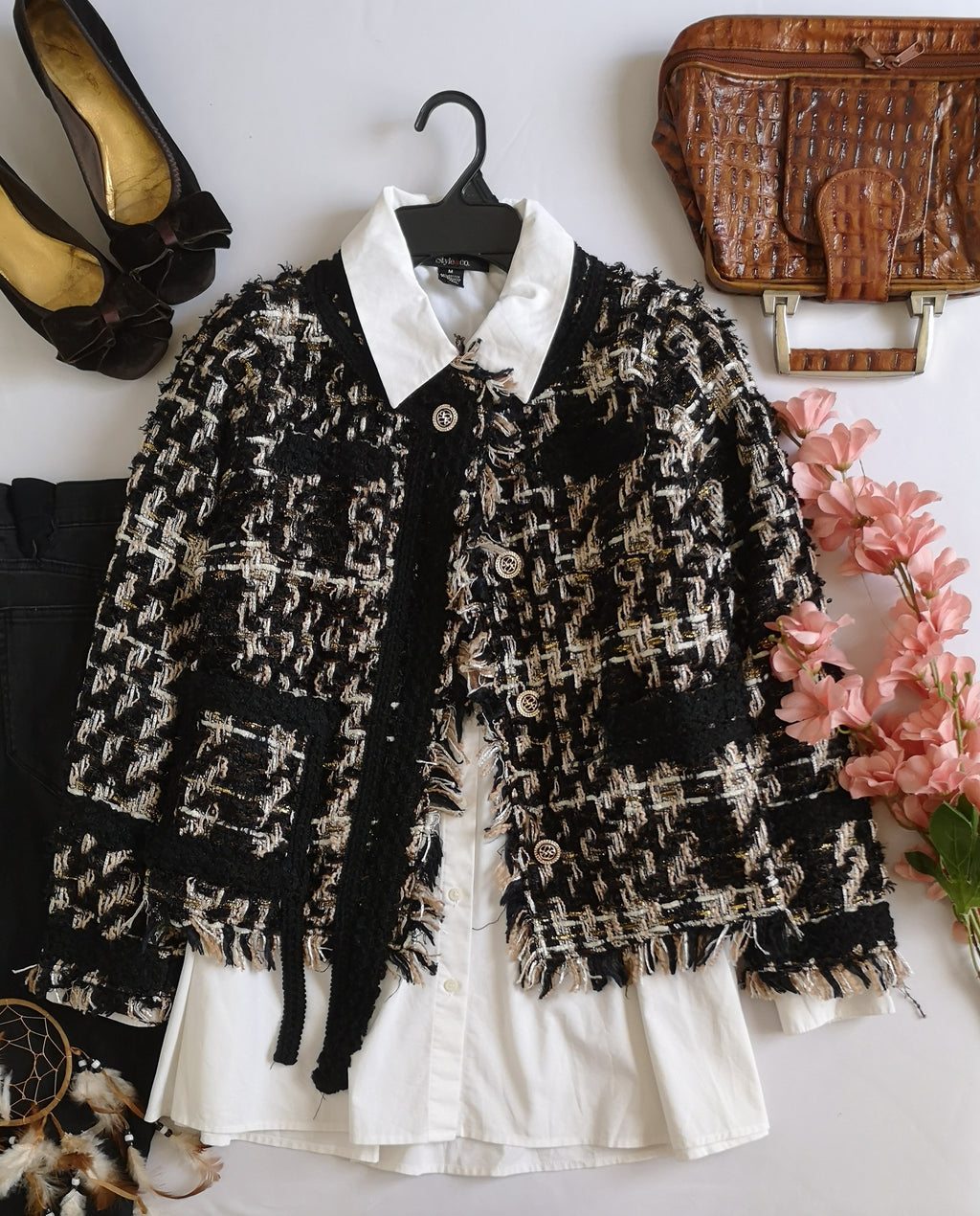 Chaqueta tipo tweed