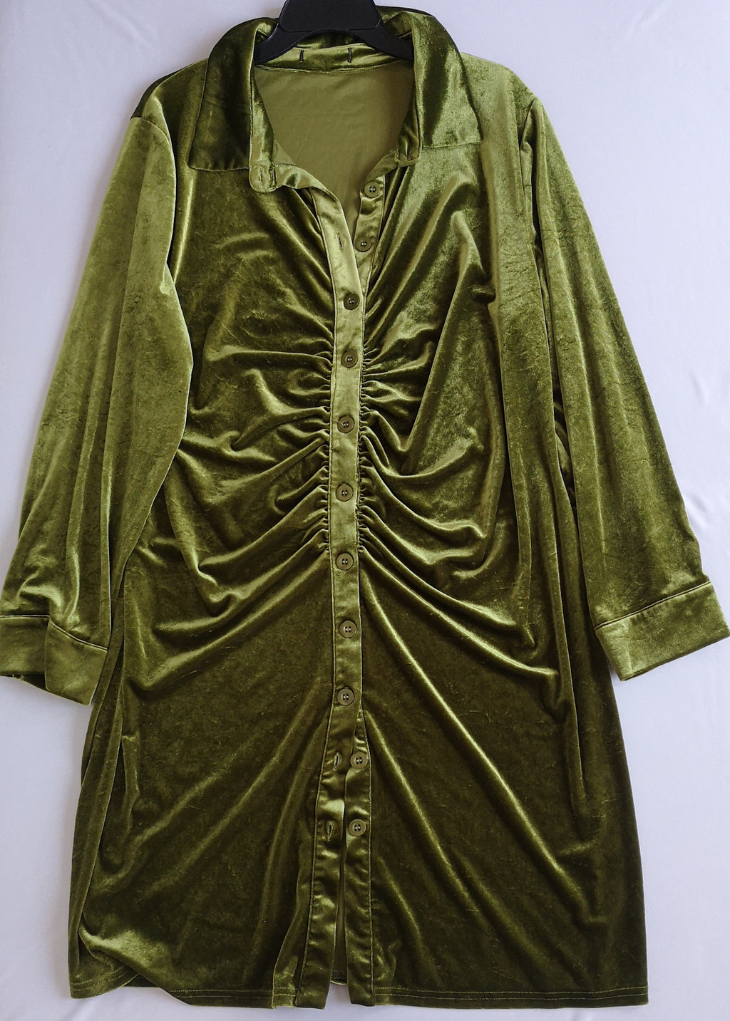 Vestido de terciopelo incluye cincho