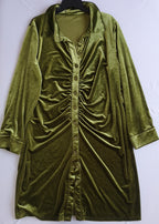Vestido de terciopelo incluye cincho