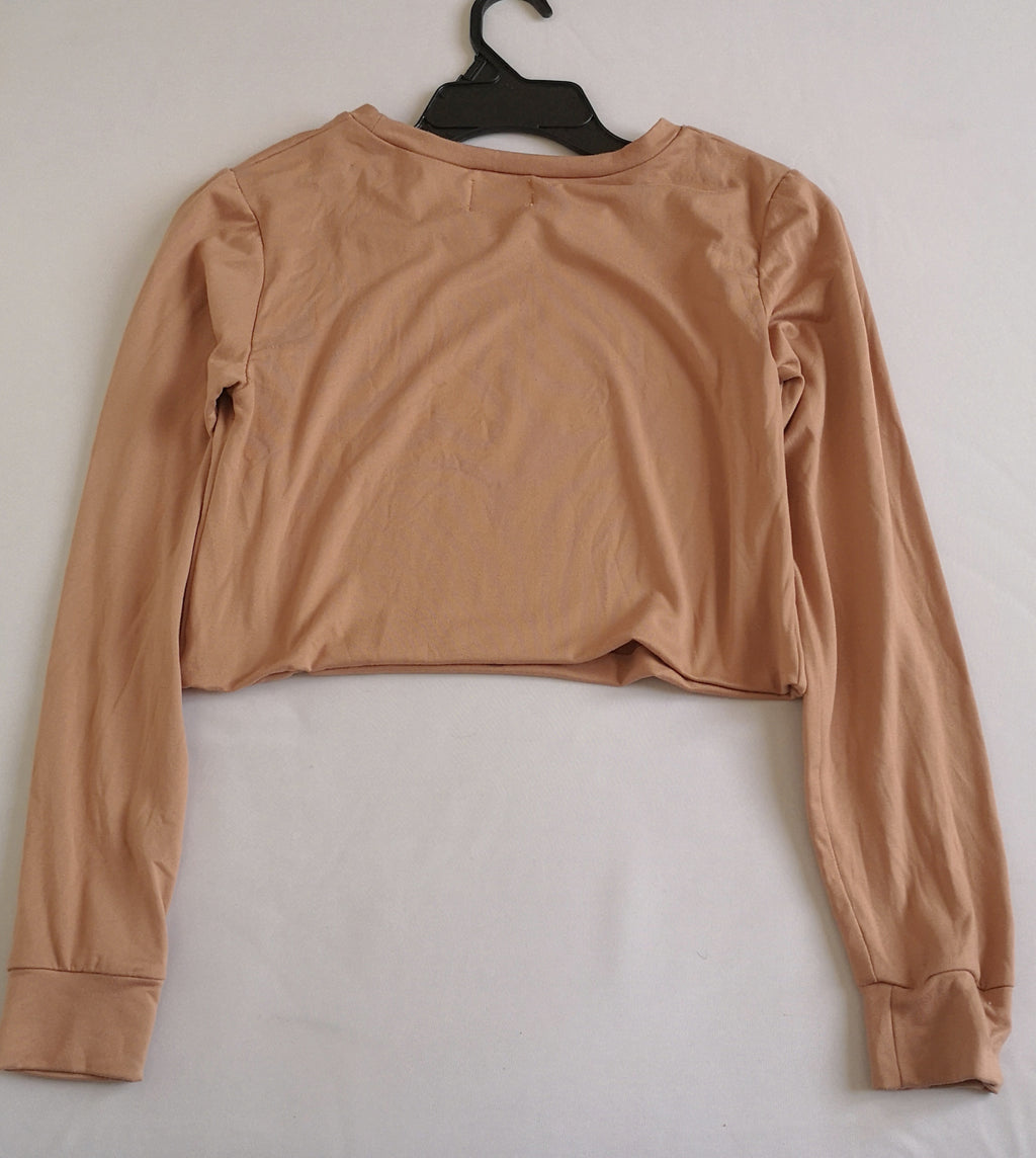 Blusa corta con falda de paletones ⚓
