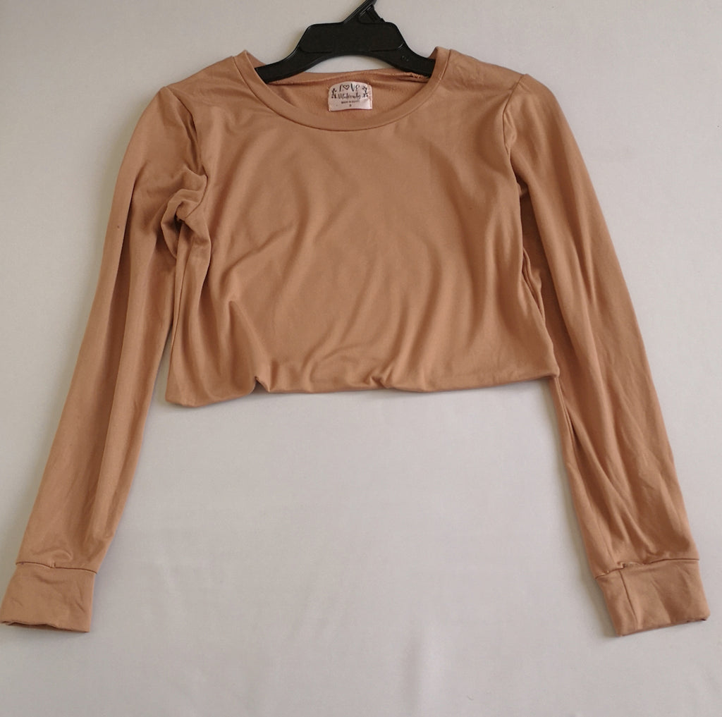 Blusa corta con falda de paletones ⚓