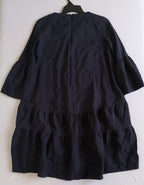 Vestido cuello redondo incluye cincho