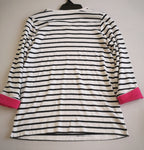 Blusa manga 3/4 con short cintura alta