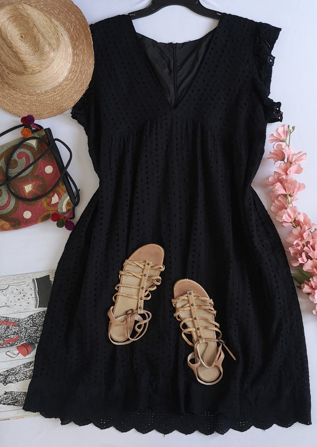 Vestido holgado con bolsas a los lados