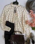 Blusa con chifón a los lados ⚓