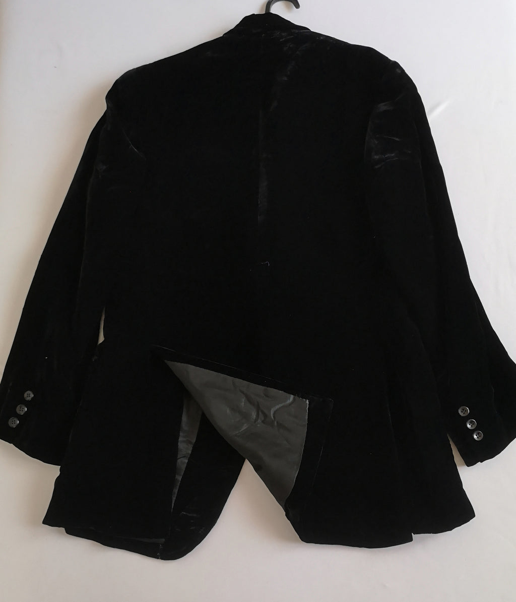 Blazer de terciopelo tipo sastre