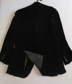 Blazer de terciopelo tipo sastre