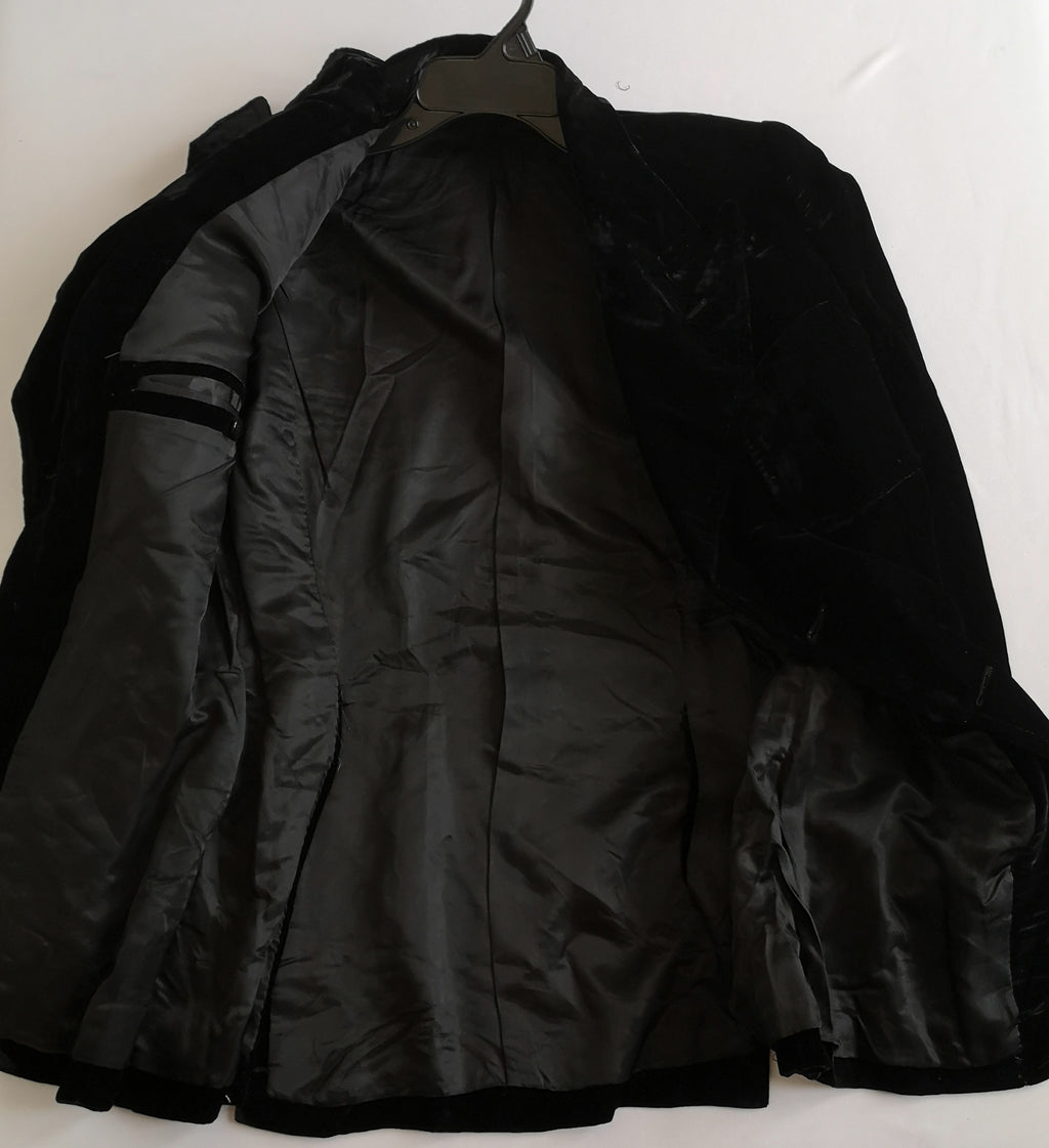 Blazer de terciopelo tipo sastre
