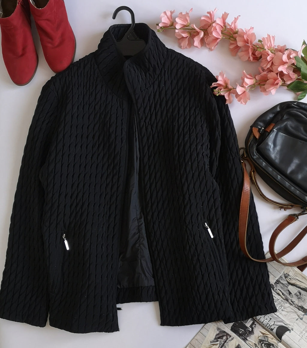 Chaqueta con zippers en las bolsas 💙