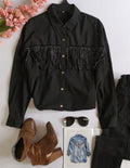 Blusa con flecos