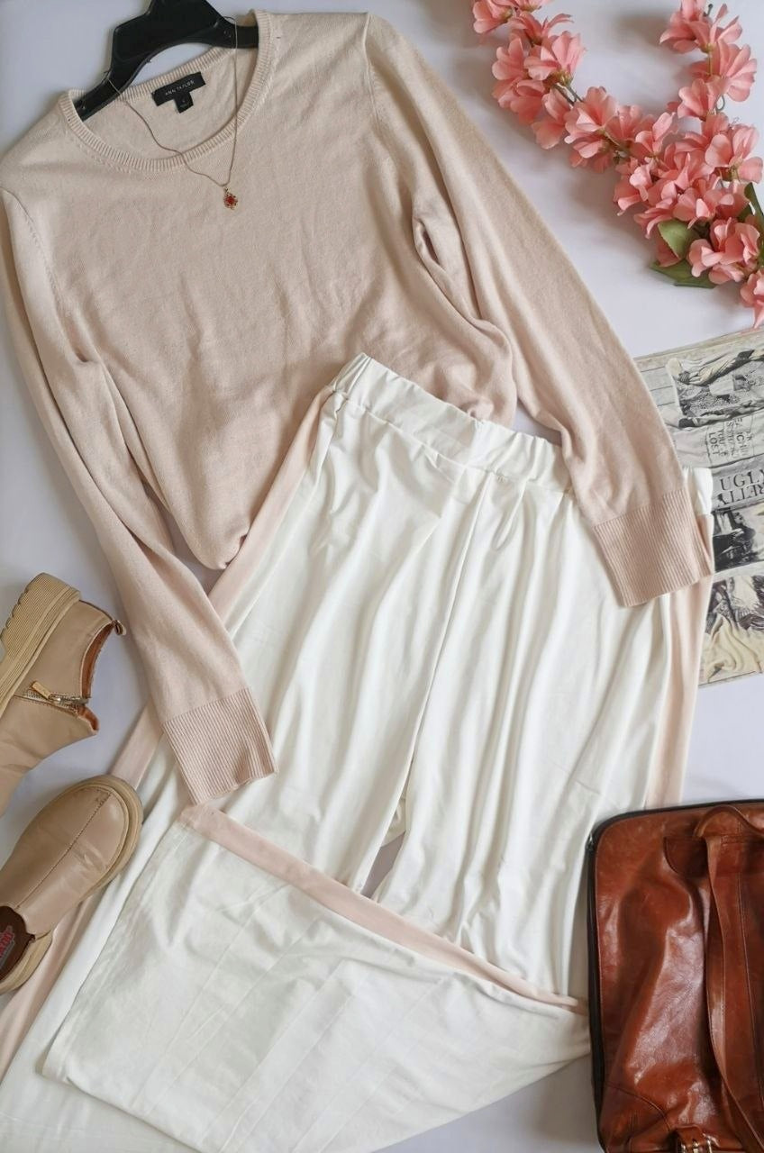 Blusa manga larga con Palazzo tela suave ❤️