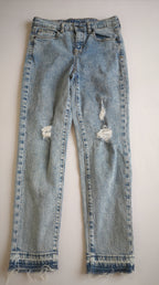Jeans con blusa manga larga