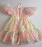Vestido mangas bombachas