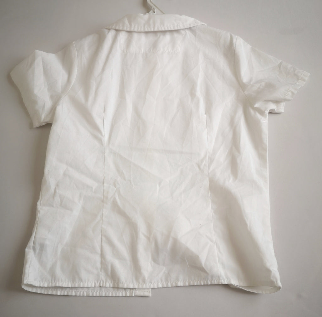 Palazzo tela suave con blusa manga corta